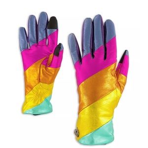 KURT GEIGER LONDON Rainbow Leather Gloves